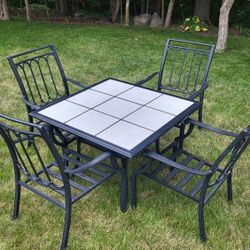 Outdoor TABLE and CHAIRS