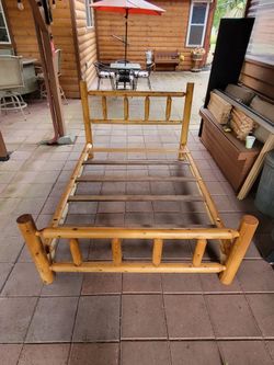 Rustic, Wood Bed Frame