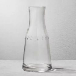 Hearth and Hand Glass Juice Carafe New with Tags Thumbnail