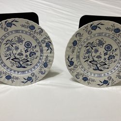 Two J&G Meakin Classic Blue Nordic  Dinner Plates (price includes shipping)