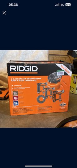 6 Gallon Air Compressor And 3 Tool Kit