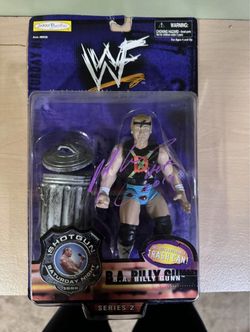 Autographed WWE Shotgun Saturday Night Series 2 Billy Gunn Action Figure
