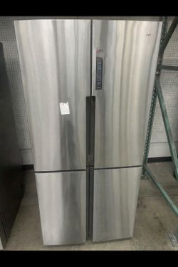 Haier 4-Door Stainless Steel Refrigerator – NEW (Scratch & Dent) 1YR Warranty 💥 $950