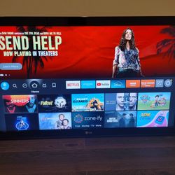 LG 46" 1080p "Smart" HDTV W/ Remotes & Wall Mount (MSRP: $599)