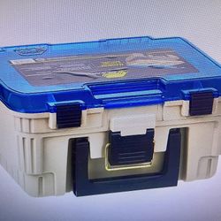 Plano 1349 Two Level Magnum 34,49 Tacklebox, Sandstone/Blue,
