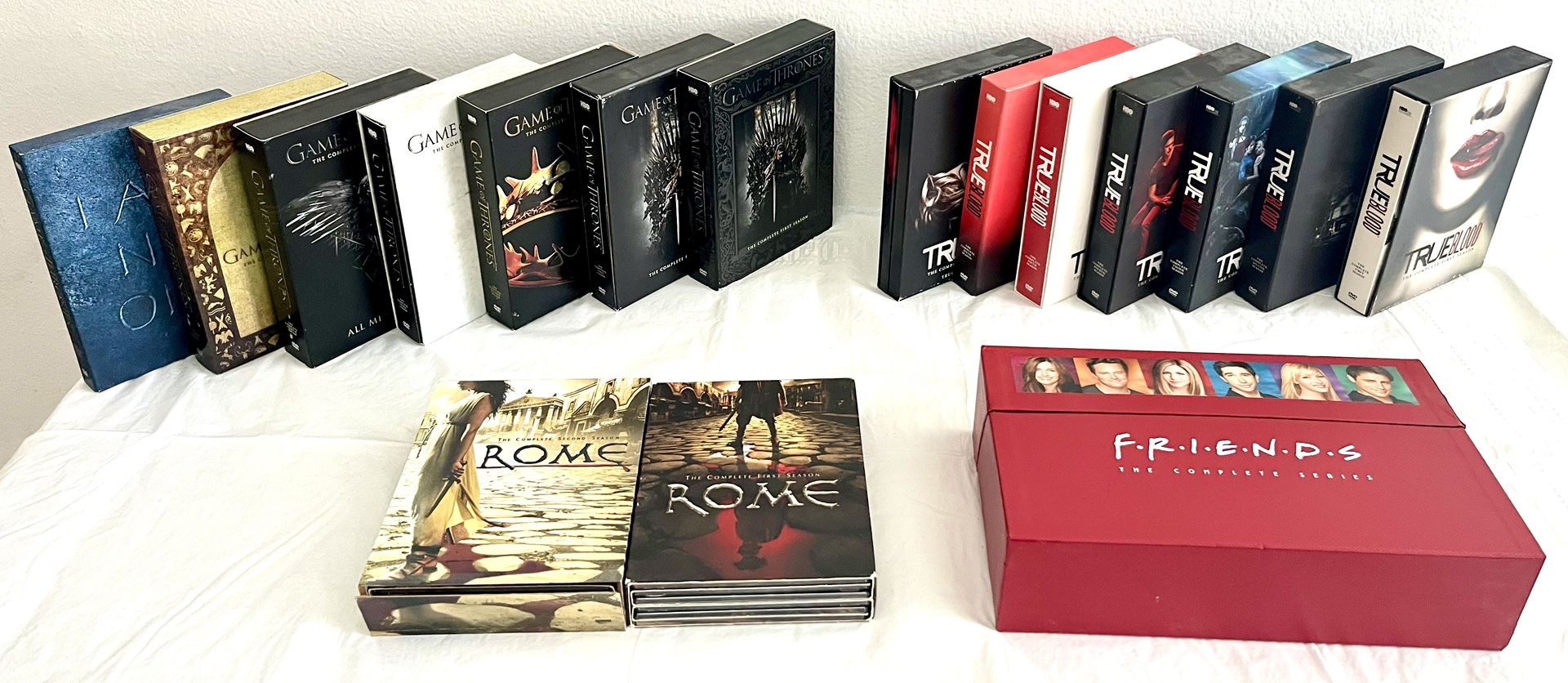 Seinfeld, Game Of Thrones, True Blood And Rome DVDs