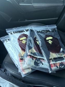 Bape X Burberry tees