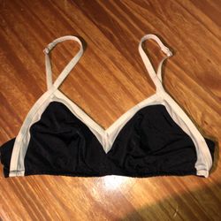 Black And Tan Stretchy Bra 26”