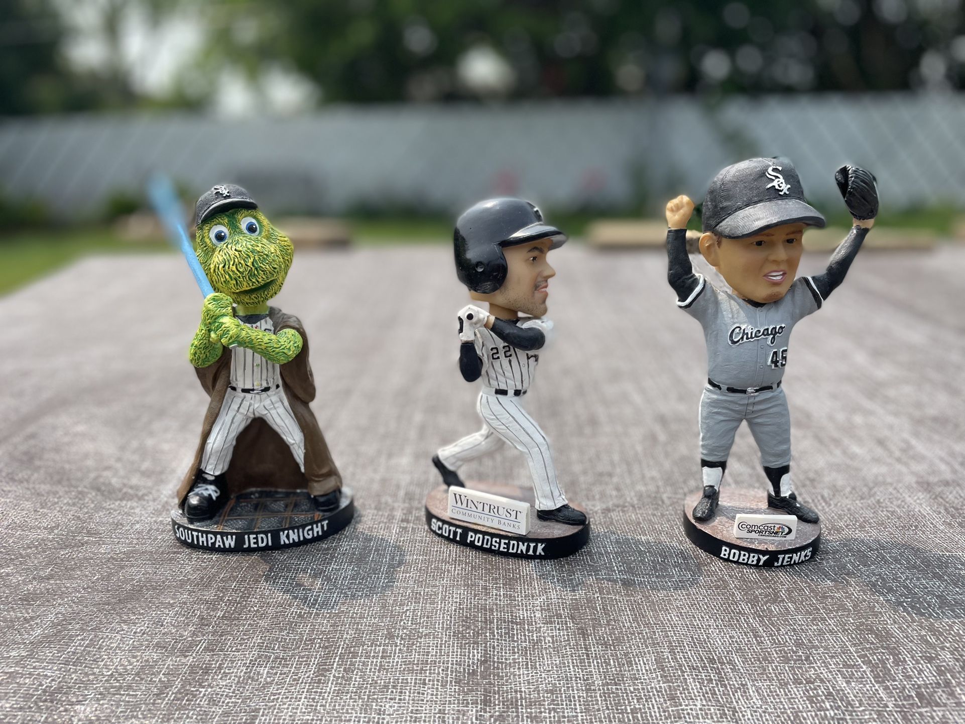Chicago White Sox Bobble heads: Southpaw, Scott Podsednik, Bobby Jenks