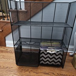 Open File Cabinet With Shelves