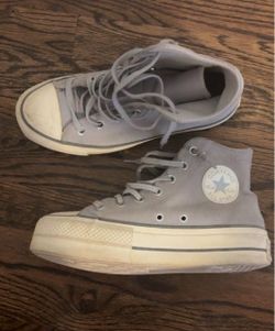 High top platform converse in great condition
