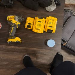 V12 1/4 Inch Screw Gun 5ah Batteriesv20  And 2 Ah Battery V12