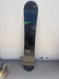 Snowboard With Burton Bag