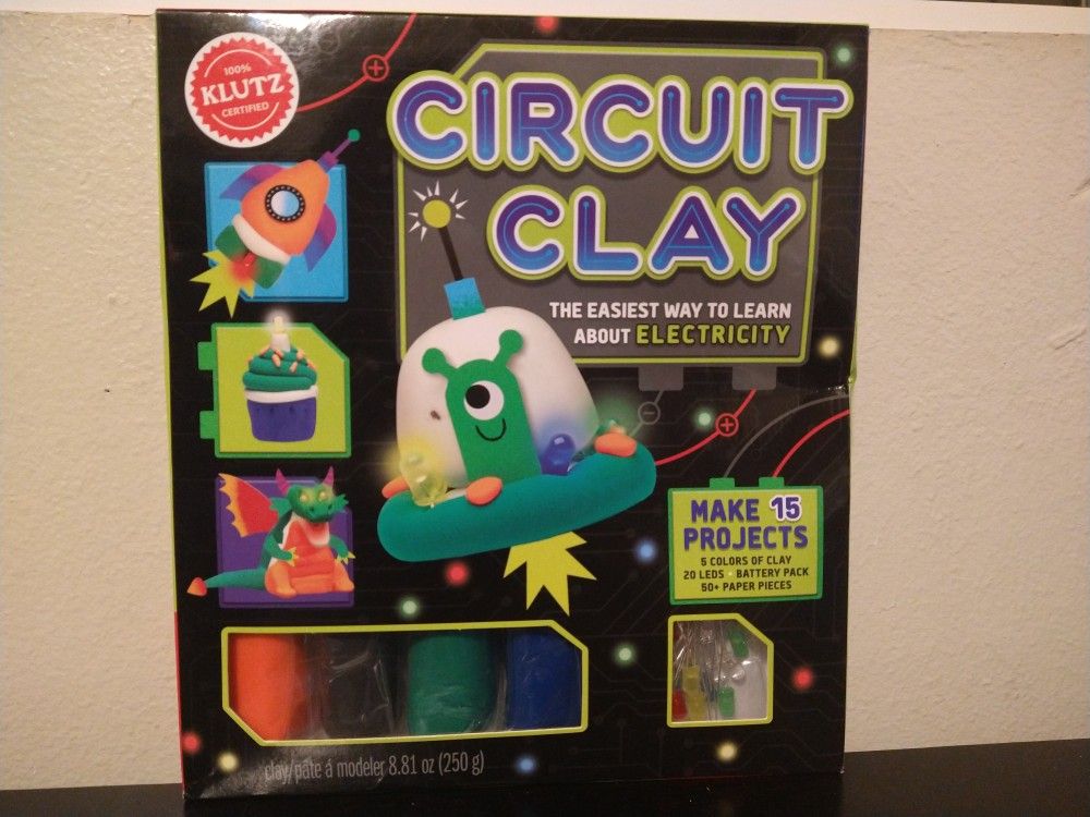 Circuit Clay : The Easiest Way to Learn About Electricity (Paperback)
