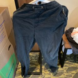 Navy Blue Jogger Pants