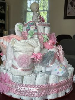 Diaper Cake For Baby Shower for Sale in Huntington, NY - OfferUp