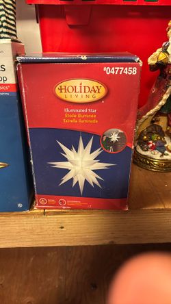 Two Stars… One Tree Topper One Outdoor Decor/ New