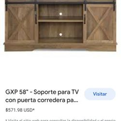 Solid Wood Tv Stand Excellent Condition 58" ×15"3/4 ×28" High 