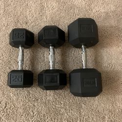 Dumbbell singles - 50 Cents per Pound 