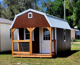 10% OFF 10 X 24 LOFTED BARN CABIN 