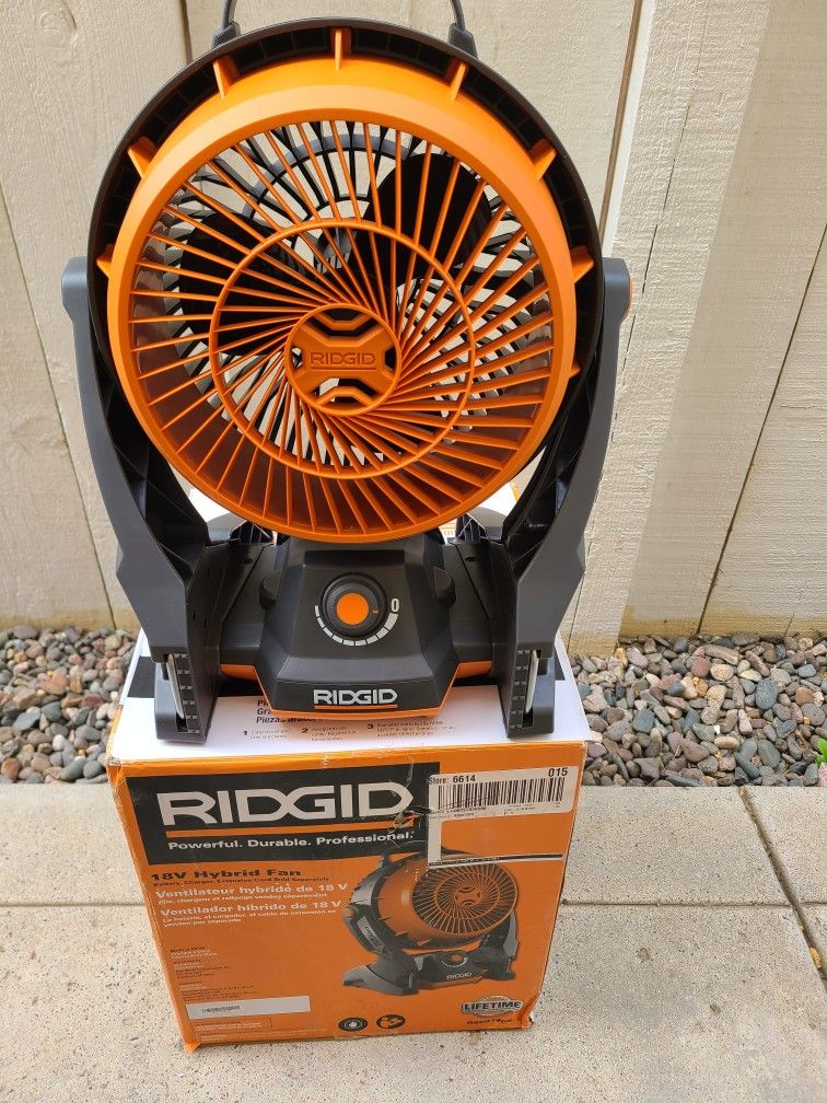 Ridgid portable online fan