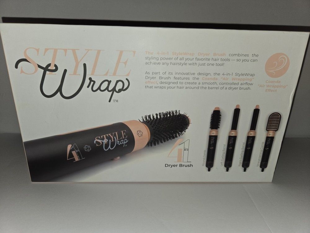 Skin Research Institute (SRI) StyleWrap 4-in-1 Dryer Brush