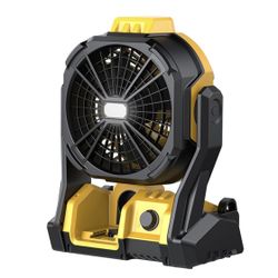 Jobsite Fan Dewalt 20v With Led Light