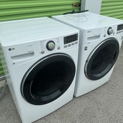 LG Washer and Dryer Set ; Large Capacity
