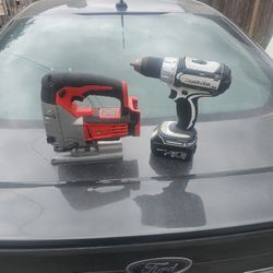 Milwaukee Jigsaw & Makita Drill