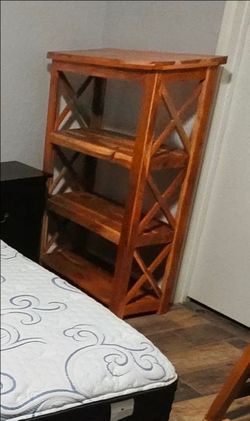 Wood bookcase