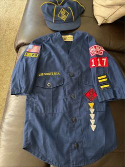 Vintage 1950’s Cub Scouts shirt and hat