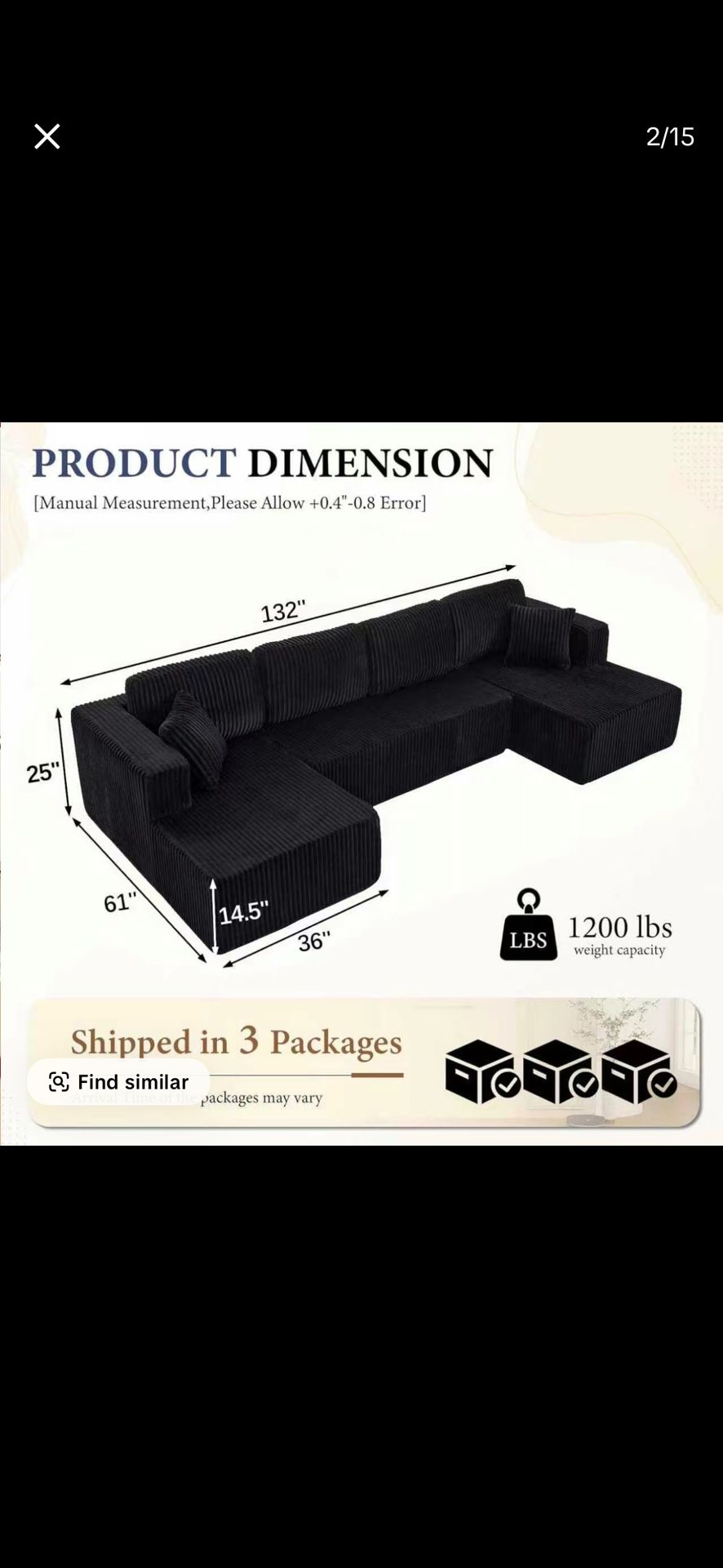 “Boneless”Couch