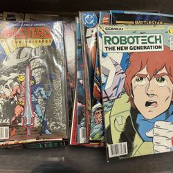 huge comic book lot inherited estate - vintage old marvel DC starwars Spider-Man superman robotech battlestar fantastic four X-men 
