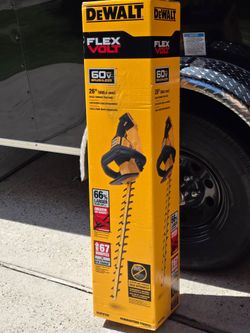 Brand New DEWALT FLEXVOLT 60V MAX 26 in. Brushless Cordless Battery Powered Hedge Trimmer (Tool Only)