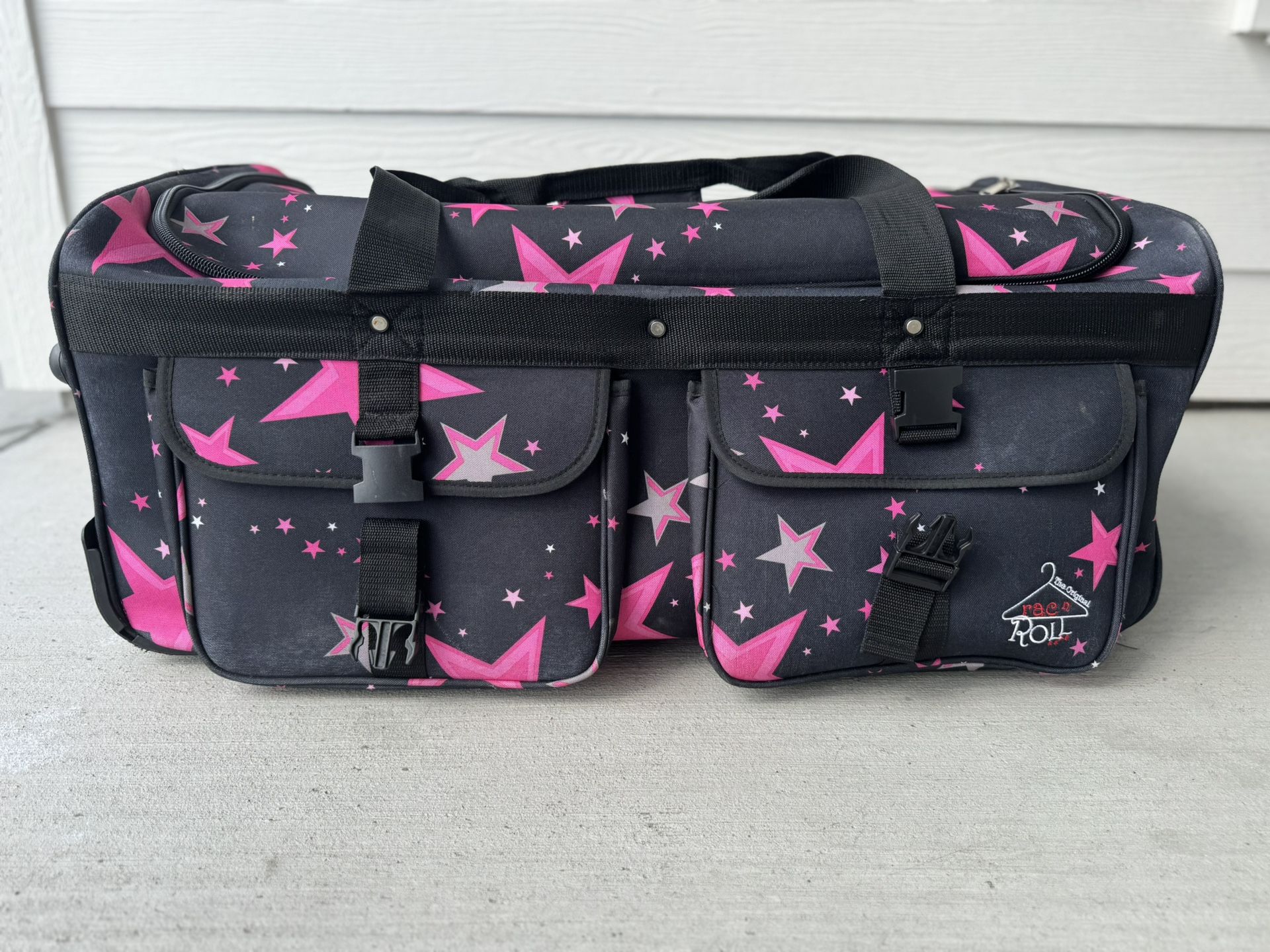 RAC N Roll Pink Star Expandable Bag Large