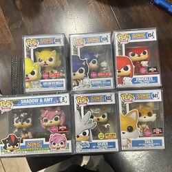 Sonic the Hedgehog Funko Pop Lot - Exclusive