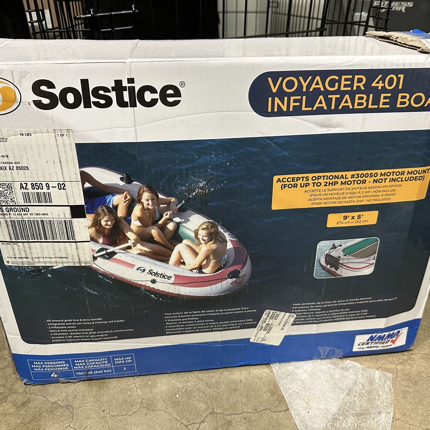 Solstice Voyager Inflatable Boat