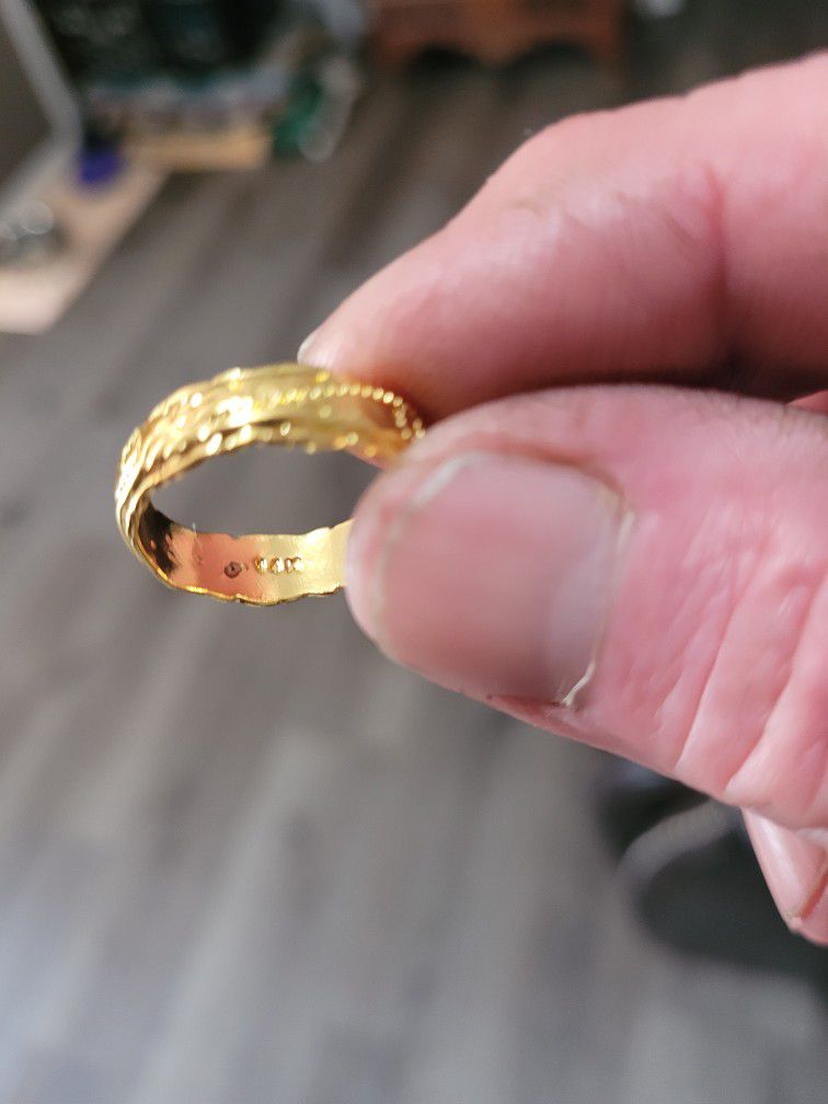 14k Gold Ring Unsex Man Or Lady 