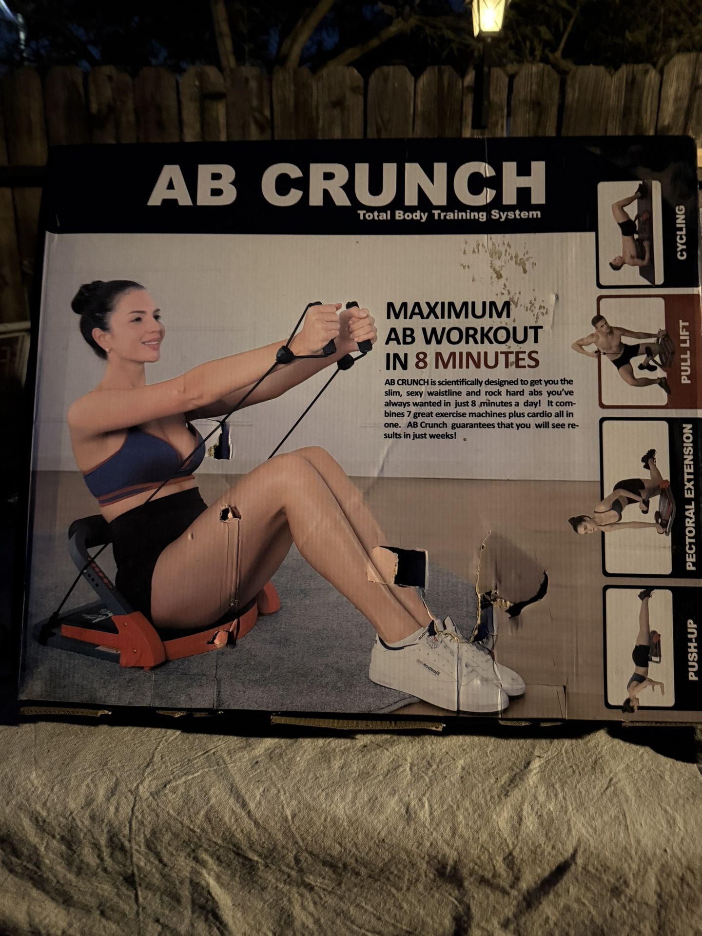 Ab Crunch Total Body Training System Exercise Machine