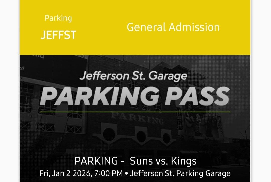 Phoenix Suns Parking 1/2