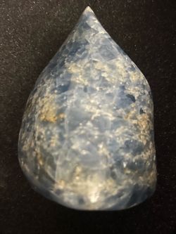 Blue Calcite Carving