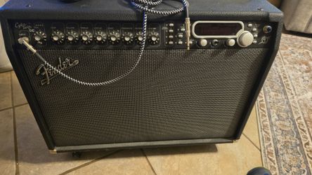 Fender Cyber twin SE 2X12 Amp with pedals.