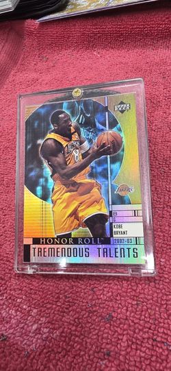 Kobe Bryant 02 03 Upper Deck Honor Roll Card 