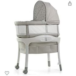 Baby Bassinet With Swing Motion Feature And Cry Detection