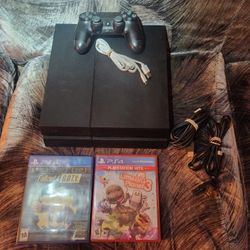 Sony Ps4 500Gb W Remote and Games "Works Great"