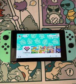 Modded Nintendo Switch Animal Crossing New Horizons Special Edition