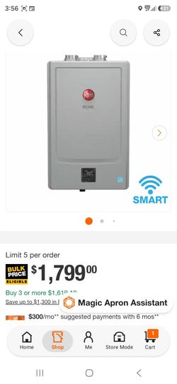 Rheem IKONIC 11.2  Tankless Water Heater
