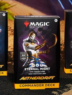 Magic: The Gathering Aetherdrift Eternal Might Commander Deck