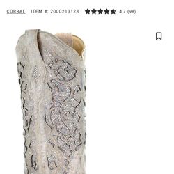 Corral Cowgirl Boots Size 6.5