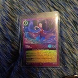 Disney Lorcana Connor Promo Elsa Card Hollow